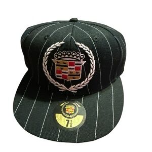 Y2K Cadillac Cars Embroidered Black  Dad Hat Cap Adult Size 7 1/4 GM Official